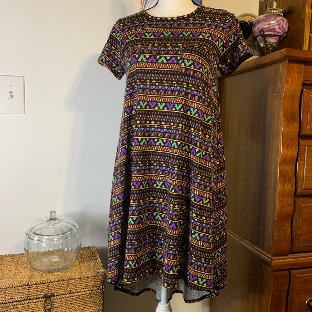 Lularoe Geometrical Print Carly Dress